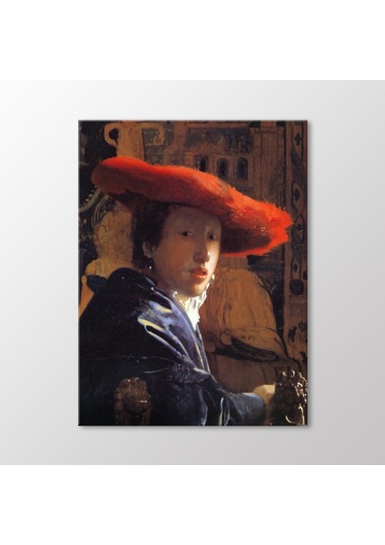 Girl With A Red Hat Tablo