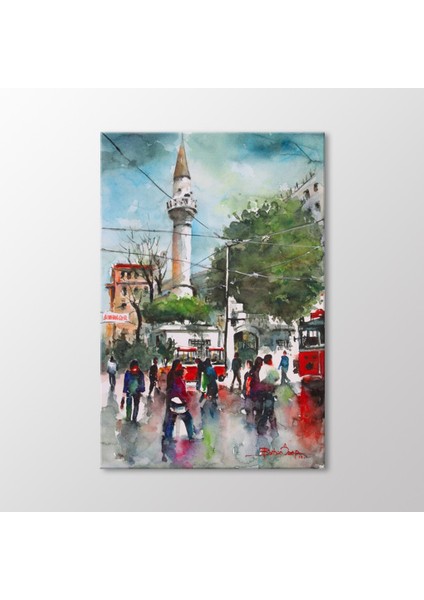 Suluboya Camii ve Tramvay Tablo