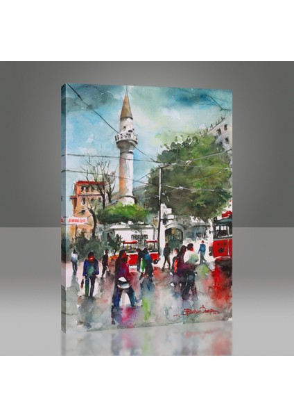 Suluboya Camii ve Tramvay Tablo modelleri