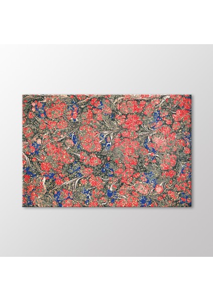 Arty Tablo Kırmızı Desen Tablo