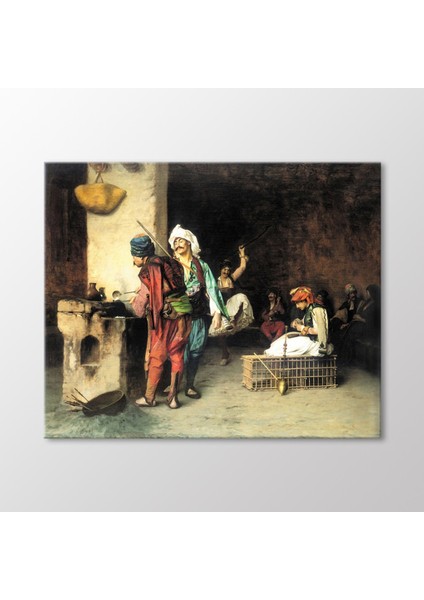 Kahire'de Kahvehane 1883 Tablo