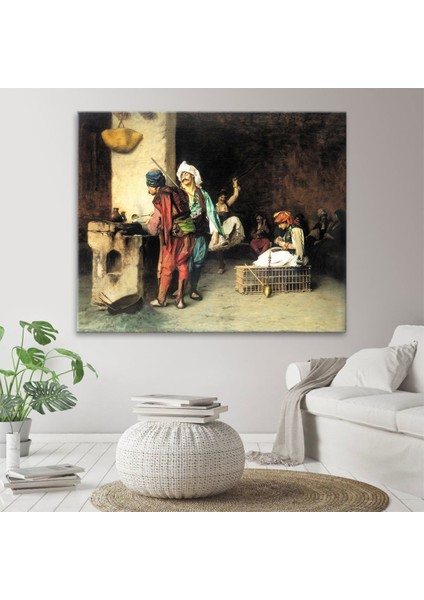 Kahire'de Kahvehane 1883 Tablo