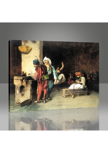 Kahire'de Kahvehane 1883 Tablo