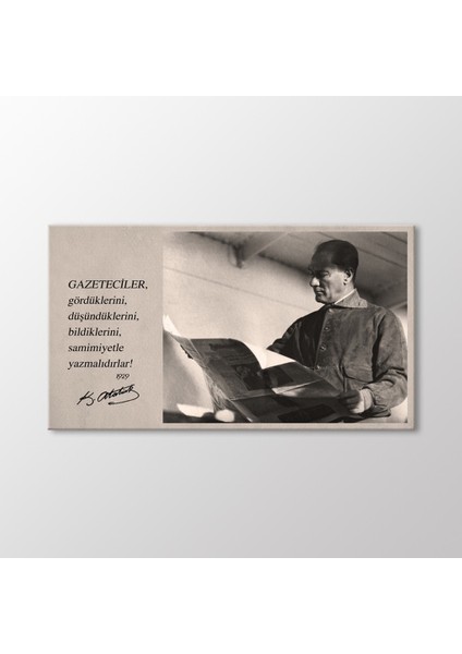 Atatürk ve Basın Özgürlüğü Tablo
