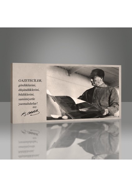 Atatürk ve Basın Özgürlüğü Tablo modelleri
