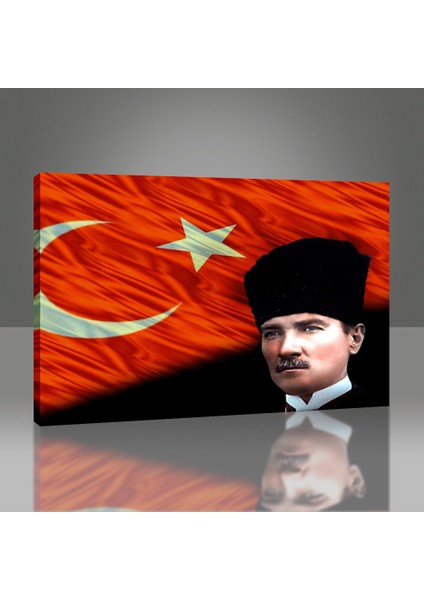 Atatürk ve Türk Bayrağı Tablo