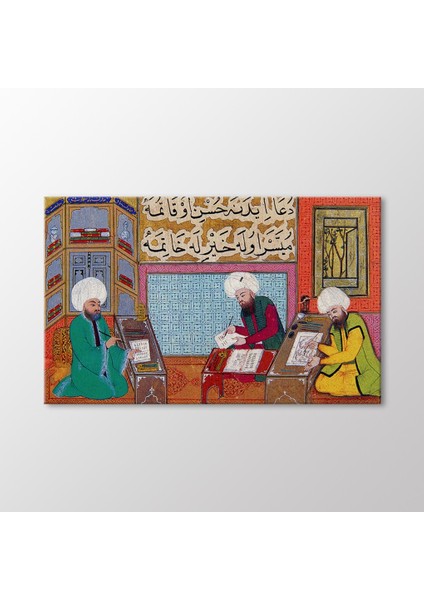 Şahnameci Talikizade Nakkaş Hasan ve Katibin Meclisi Tablo