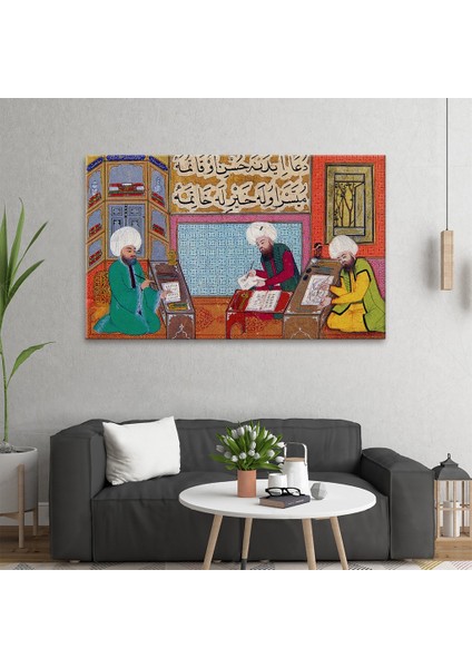Şahnameci Talikizade Nakkaş Hasan ve Katibin Meclisi Tablo