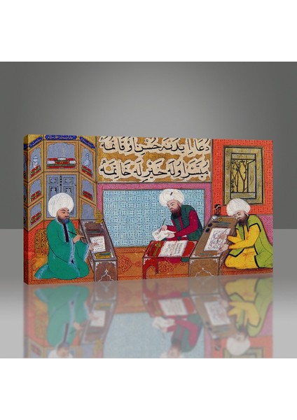 Şahnameci Talikizade Nakkaş Hasan ve Katibin Meclisi Tablo
