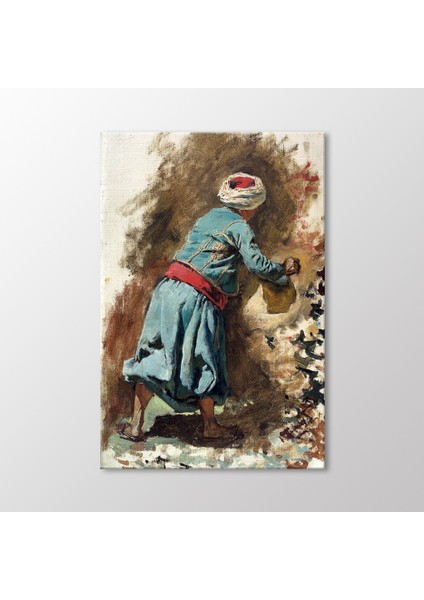 Study Of A Moor In Blue Tablo