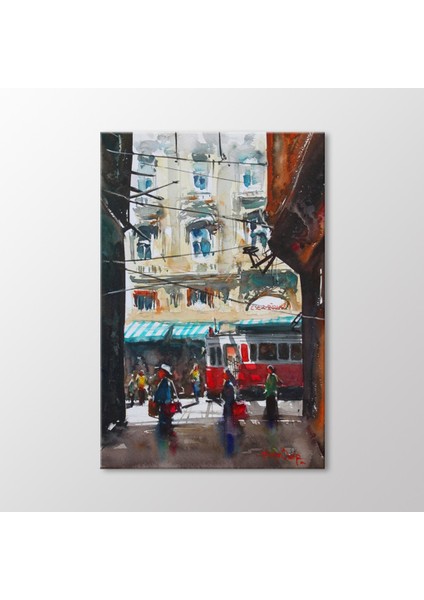 Arty Tablo Suluboya Tramvay Tablo