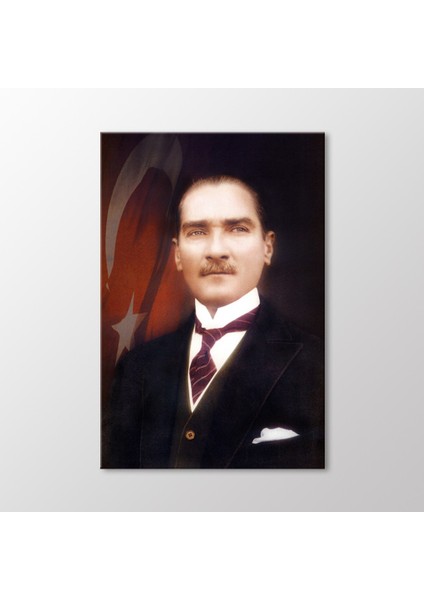 Türk Bayrağı ve Atatürk Tablo
