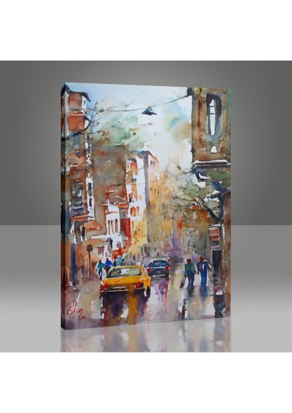 Arty Tablo Suluboya Cadde Tablo