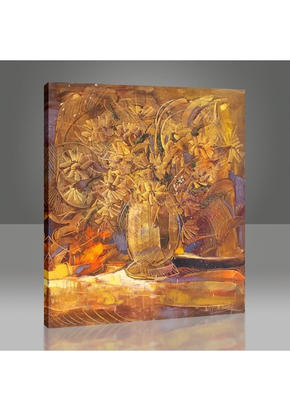 Vazoda Çiçekler Tablo modelleri