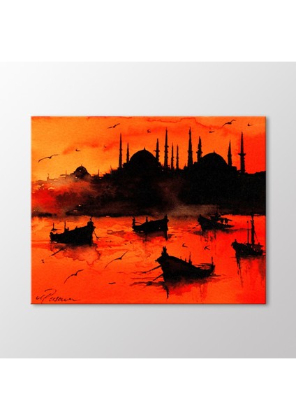 Istanbul Manzarası Tablo