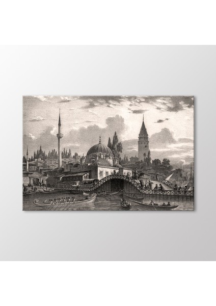 Galata'da Köprü Girişi Tablo