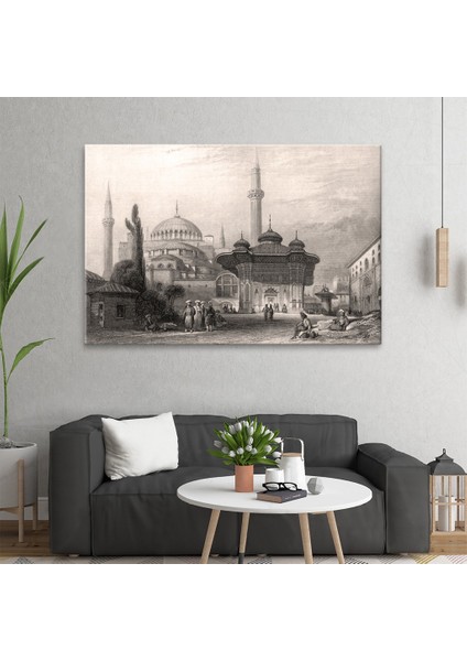 Ayasofya Camii ve 3. Ahmet Çeşmesi Tablo fiyatları