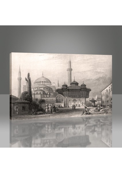 Ayasofya Camii ve 3. Ahmet Çeşmesi Tablo modelleri