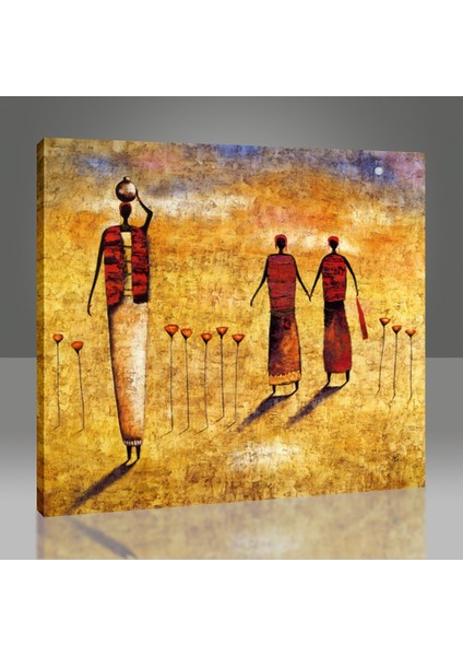 Arty Tablo Afrikalı Kadınlar ve Çiçekler Tablo modelleri