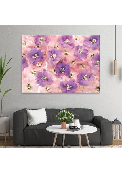 Pembe ve Mor Çiçekler Tablo fiyatları