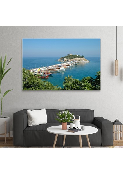 Güvercinada Kalesi Kuşadası Tablo