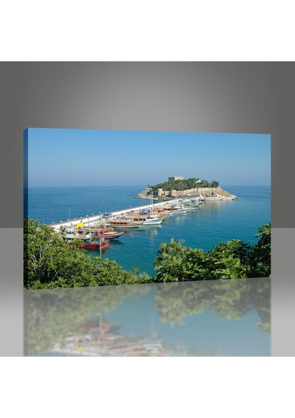 Güvercinada Kalesi Kuşadası Tablo
