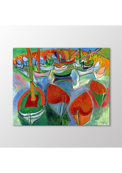 The Boats At Martigues Tablo