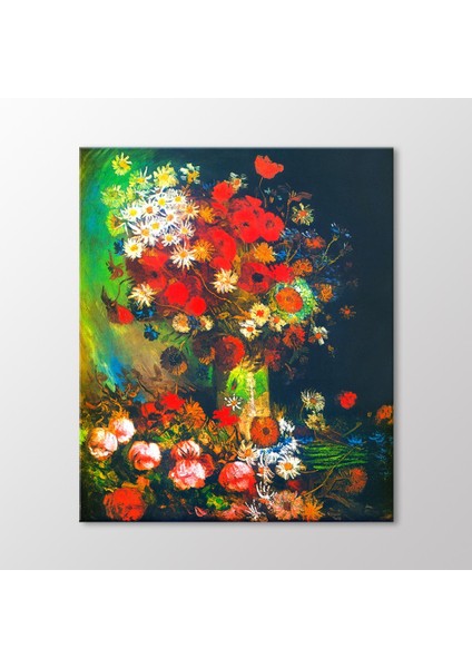 Vazoda Gelincikler Papatyalar, 1886 Tablo