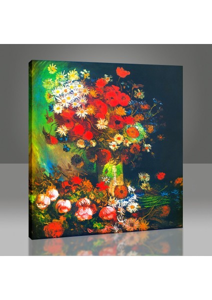 Vazoda Gelincikler Papatyalar, 1886 Tablo modelleri