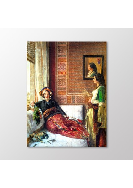 Istanbul'da Harem Hayatı 1857 Tablo