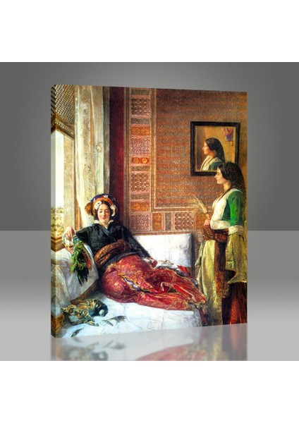 Istanbul'da Harem Hayatı 1857 Tablo