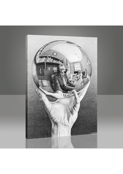 Hand With Reflecting Sphere Tablo modelleri