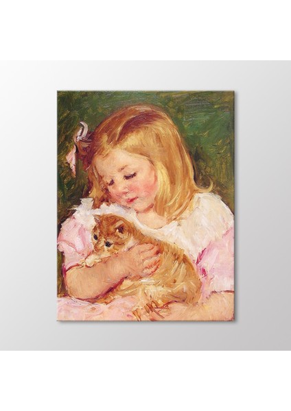 Sara Holding A Cat Tablo