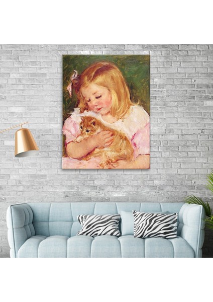 Sara Holding A Cat Tablo fiyatları