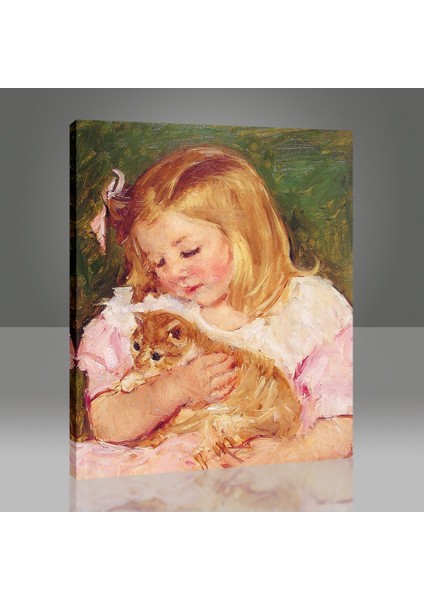 Sara Holding A Cat Tablo modelleri