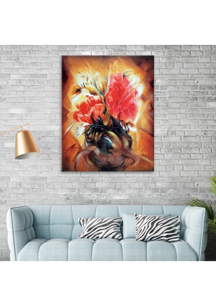 Soyut Çiçekler Tablo fiyatları