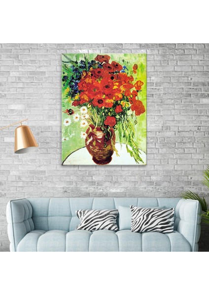 Kırmızı Gelincikler ve Papatyalar, 1890 Tablo fiyatları