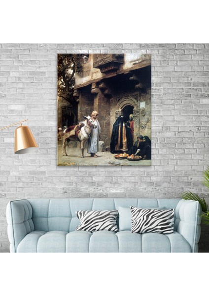 Kahirede Bir Sokak Görüntüsü 1878 Tablo fiyatları