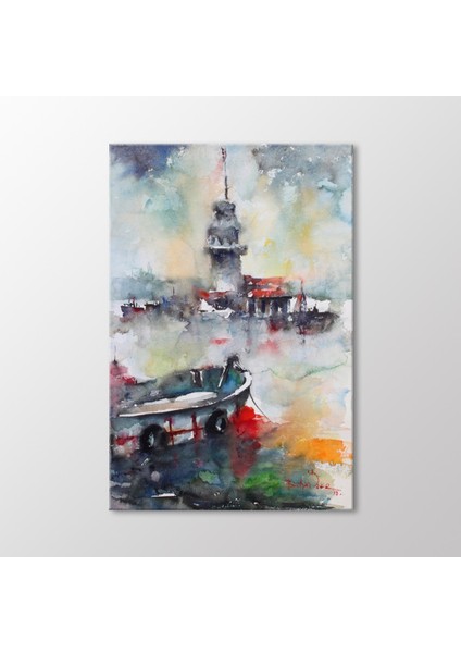 Suluboya Kız Kulesi Tablo