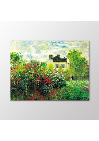 Argenteuil' De Monet' Nin Bahçesi, 1873 Tablo