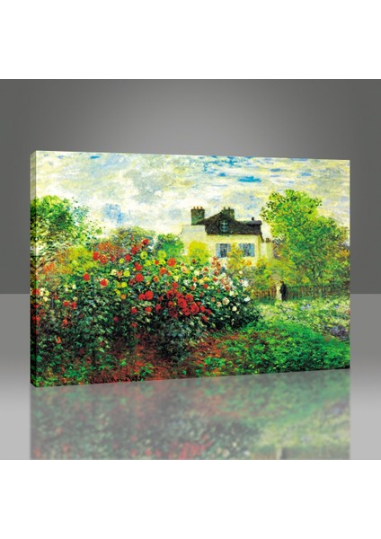 Argenteuil' De Monet' Nin Bahçesi, 1873 Tablo
