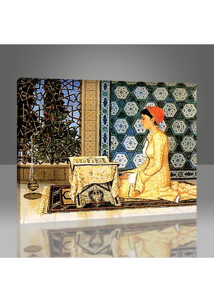Kur'an Okuyan Kız Tablo