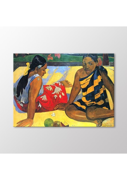 Zwei Frauen Von Tahiti Tablo