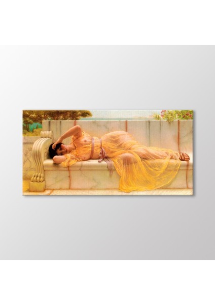 Girl In Yellow Drapery Tablo