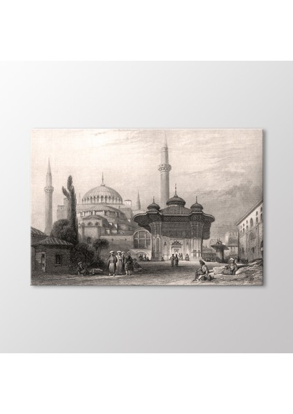 Ayasofya Camii ve 3. Ahmet Çeşmesi Tablo