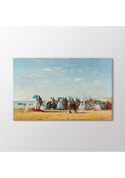 Fashionable Figures On The Beach Tablo