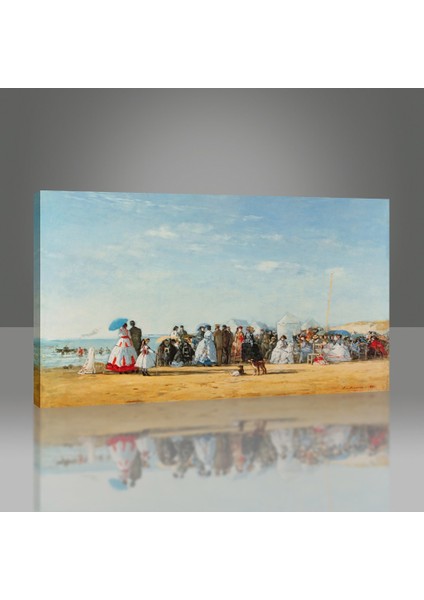 Fashionable Figures On The Beach Tablo