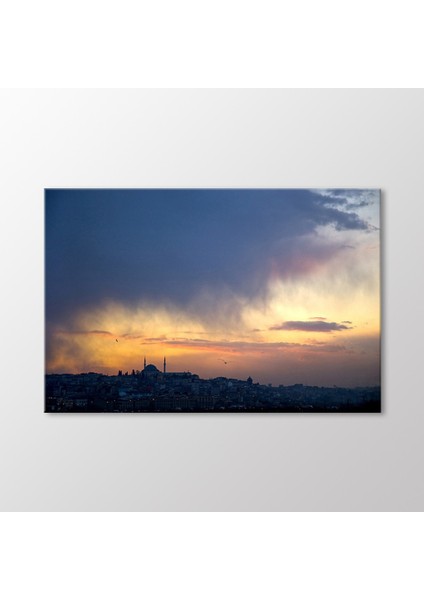 Istanbulda Gün Batımı Tablo