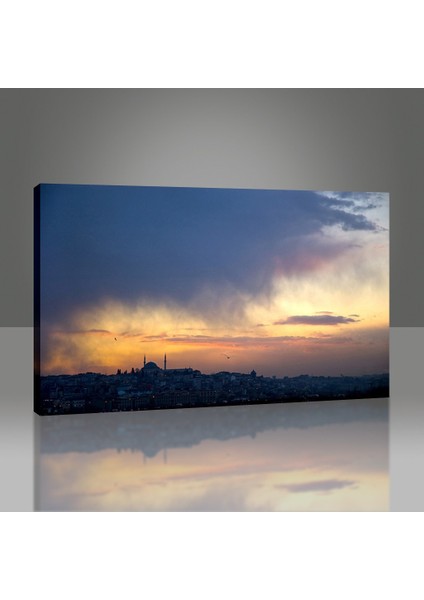 Istanbulda Gün Batımı Tablo