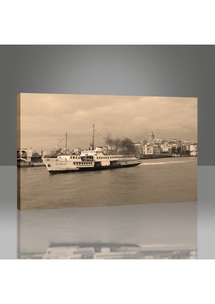 Galata Kulesi ve Vapur Tablo